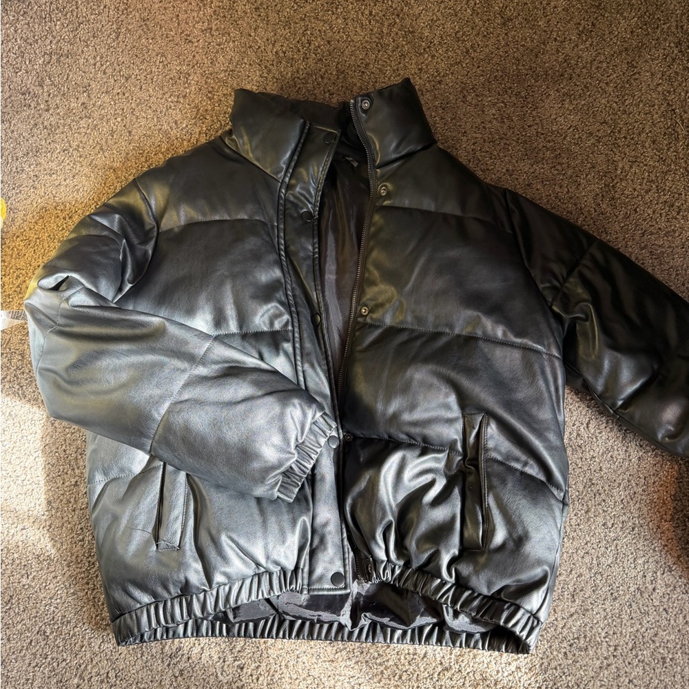 Ci Sono Black Puffer Jacket